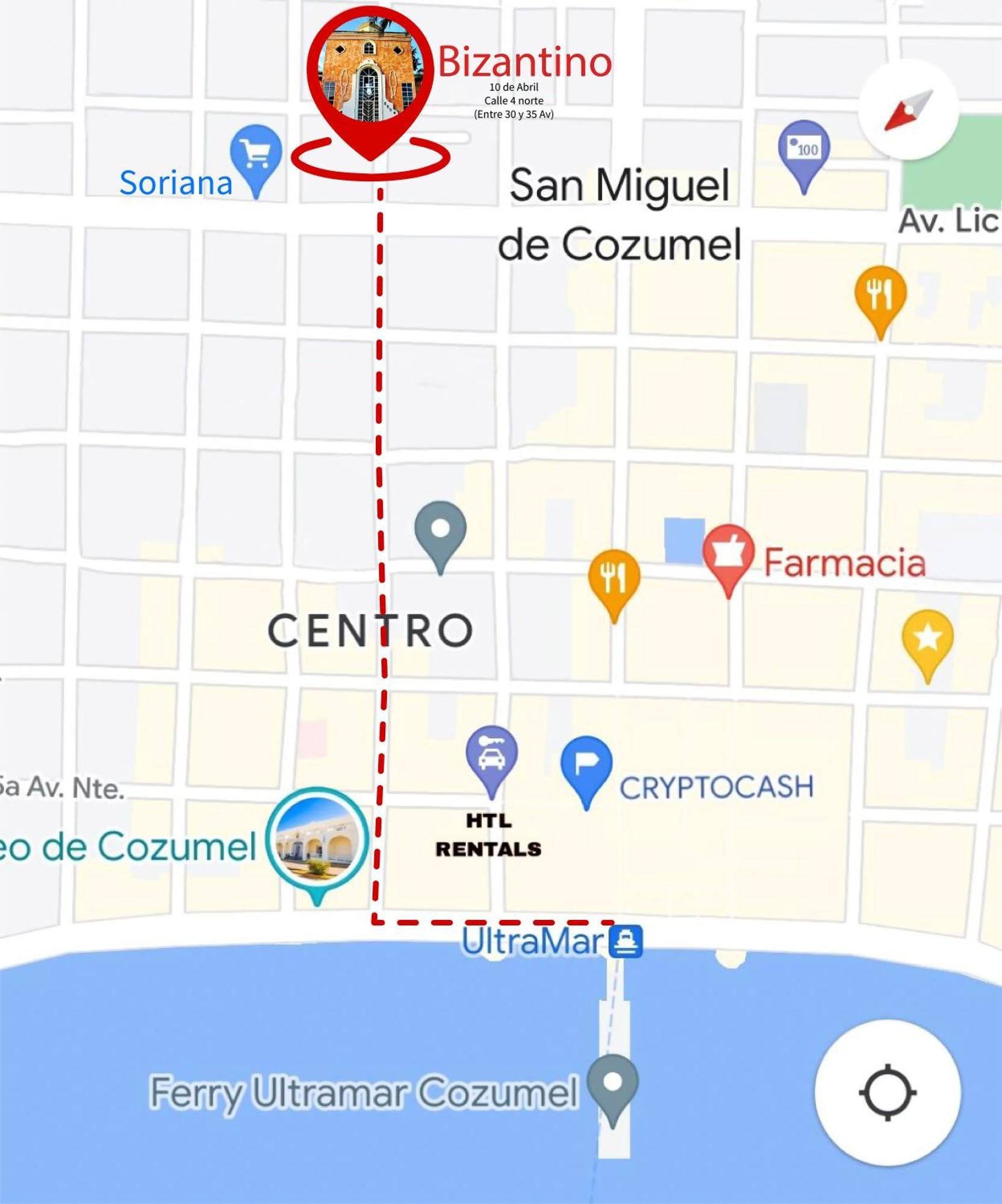 Apartamento Bizantino Cozumel Zewnętrze zdjęcie